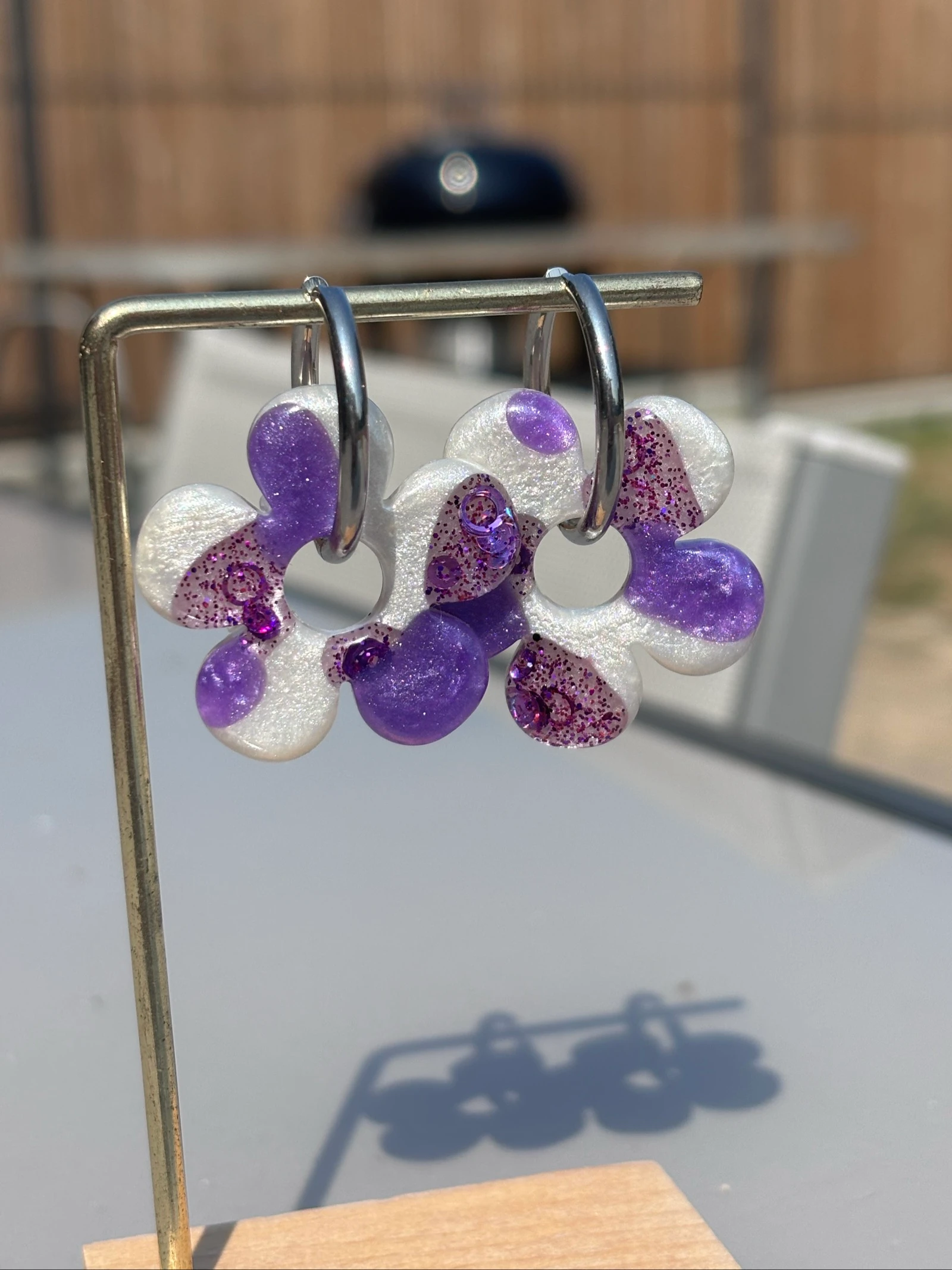 Grande fleurs avec créole 